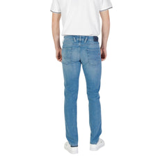 Replay Blue Cotton Skinny Jeans
