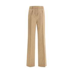 Max Mara Beige Camel Hair  Casual Pants