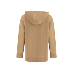 Max Mara Beige Wool Hoodie