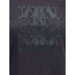 Max Mara Black Cotton T-Shirt