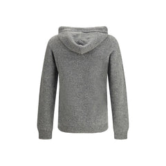 Roberto Collina Gray Cashmere Hoodie