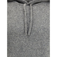 Roberto Collina Gray Cashmere Hoodie