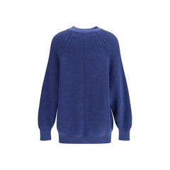 Ella Blue Merino Wool Sweatshirt