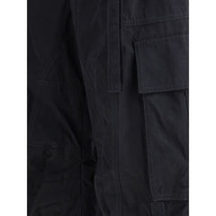 Dolce & Gabbana Black Cotton Cargo Pants