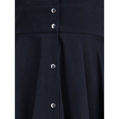 Ella Blue Cotton Casual Dress