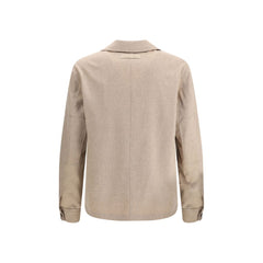 ZEGNA Beige Cashmere Coat