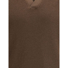 ZEGNA Brown Cashmere Shirt