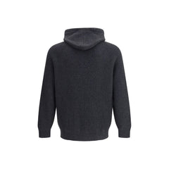 Brunello Cucinelli Black Cashmere Hoodie