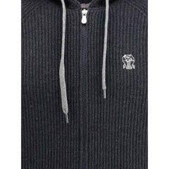 Brunello Cucinelli Black Cashmere Hoodie
