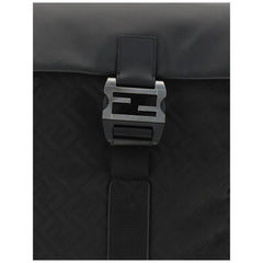 Fendi Black Nylon Shoulder Bag