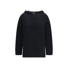Max Mara Black Wool Hoodie