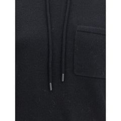 Max Mara Black Wool Hoodie