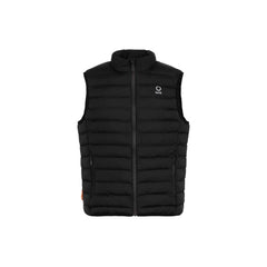 Suns Black Polyester Sleveless Jacket