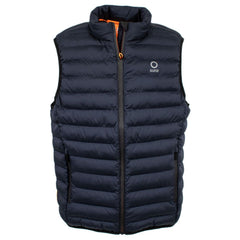 Suns Blue Polyester Sleveless Jacket