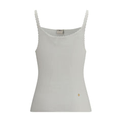 Chloé White Cotton Top
