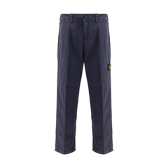 Stone Island Purple Cotton Casual Pants