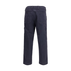 Stone Island Purple Cotton Casual Pants