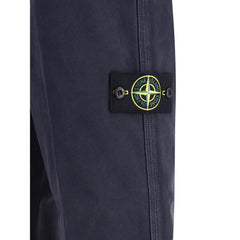 Stone Island Purple Cotton Casual Pants