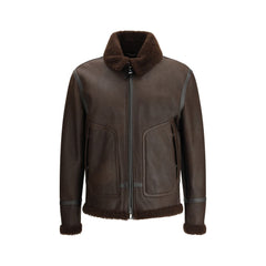 Valstar Brown Leather Biker Jacket