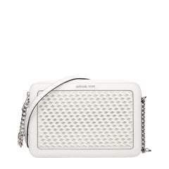 Michael Kors White Leather Crossbody Bag