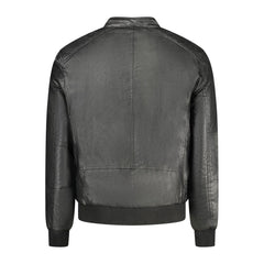 Accademia Militare Black Polyester Men Jacket