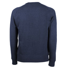 Emilio Romanelli Blue Cashmere Men Sweater