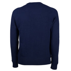 Emilio Romanelli Blue Cashmere Men Sweater