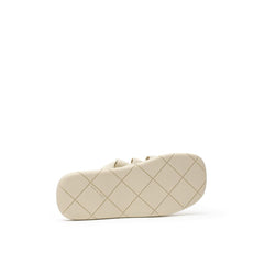 Bottega Veneta Beige Fabric Slippers