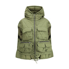 IENKI IENKI Green Nylon Sleveless Jacket
