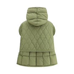 IENKI IENKI Green Nylon Sleveless Jacket