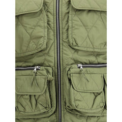IENKI IENKI Green Nylon Sleveless Jacket