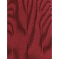 SA SU PHI Bordeaux Cashmere Casual Dress