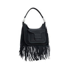 Pierre Hardy Black Calf Leather Bos Taurus Shoulder Bag