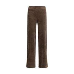 Avenue Montaigne Brown Cotton Casual Pants
