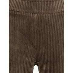 Avenue Montaigne Brown Cotton Casual Pants