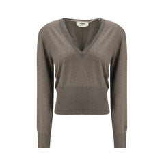 Fendi Brown Cashmere Cashmere Sweater