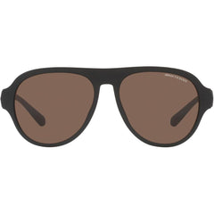 Armani Exchange Brown Acetate Sunglasses