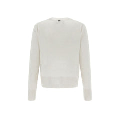 Herno White Cashmere Cashmere Sweater