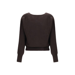 SA SU PHI Brown Cashmere Cashmere Sweater