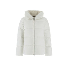 Herno White Polyamide Coat
