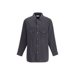 Lemaire Gray Silk Shirt