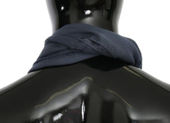 Dolce & Gabbana Modal Navy Blue Neck Wrap Men Shawl Scarf