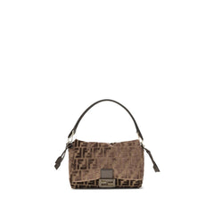 Fendi Brown Viscose Shoulder Bag