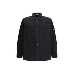 Stone Island Black Cotton Shirt