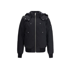 Moose Knuckles Black Cotton Bomber