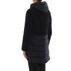Herno Black Polyamide Coat