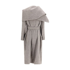 Ferragamo Brown Fleece Wool Coat