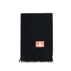 Vivienne Westwood Black Wool Scarf