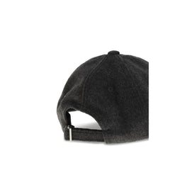 Jacquemus Gray Wool Cap (Baseball Hat)