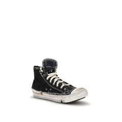 Margiela Black Rubber High Top Sneakers